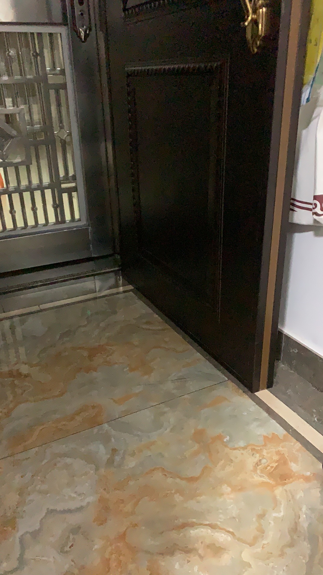 入户门摩擦地板