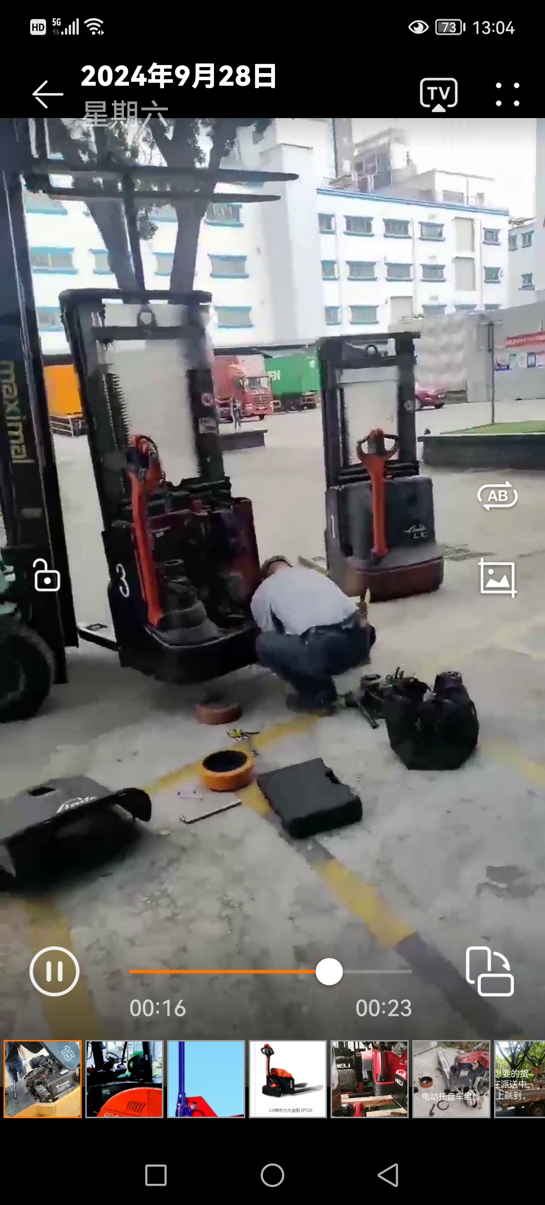 高效快速维修各种品牌手动电动托盘，搬运车堆高车新能源环保叉车