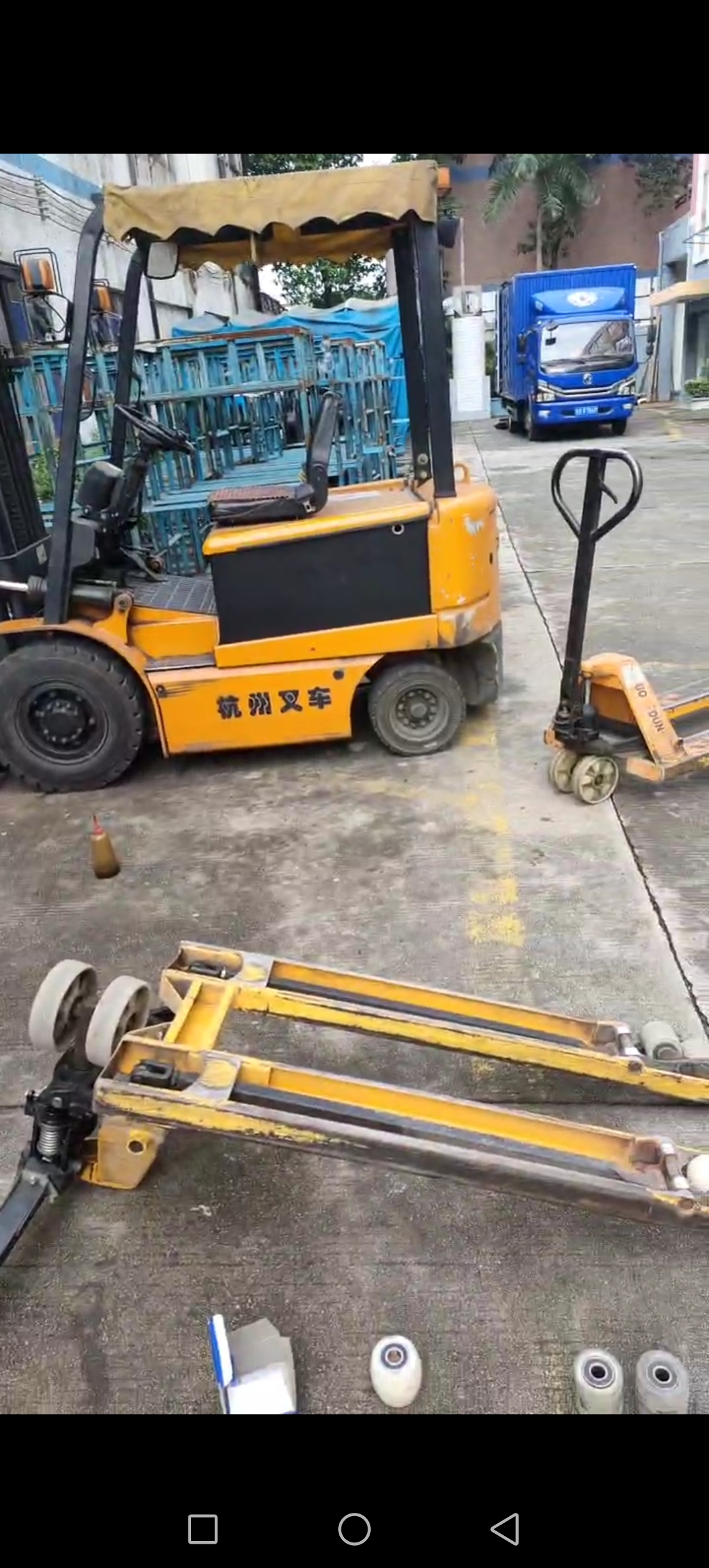 高效快速维修各种品牌手动电动托盘，搬运车堆高车新能源环保叉车