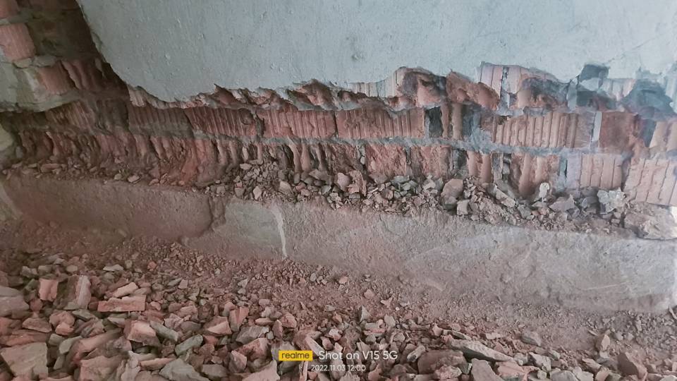 开槽，拆除