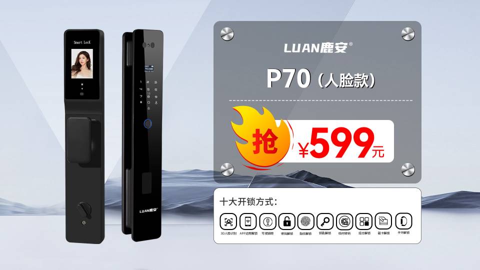 人脸识别智能门锁