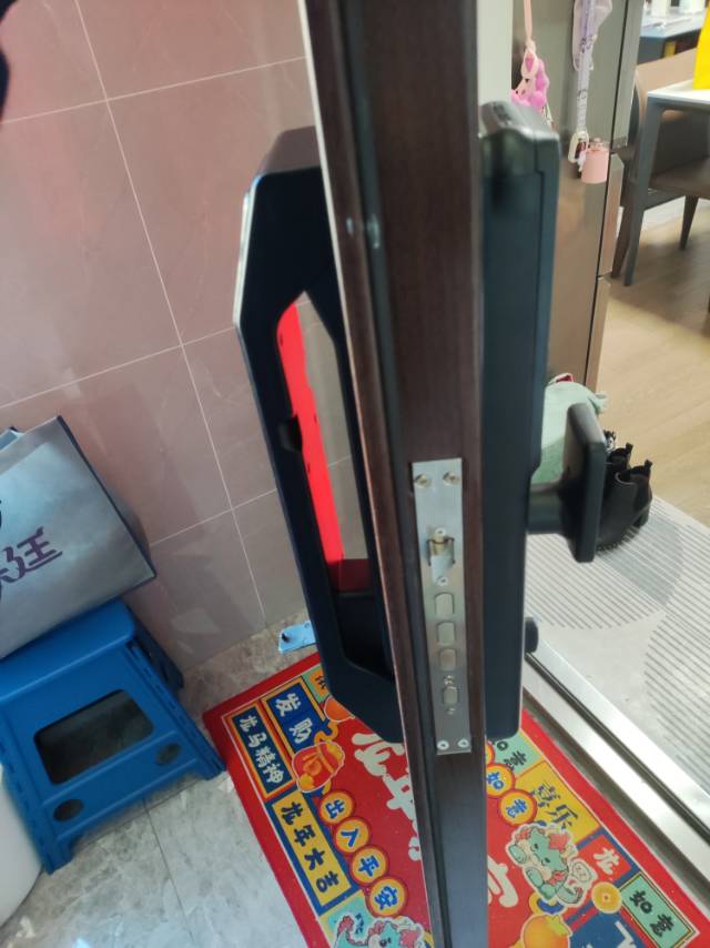 指纹锁锁安装