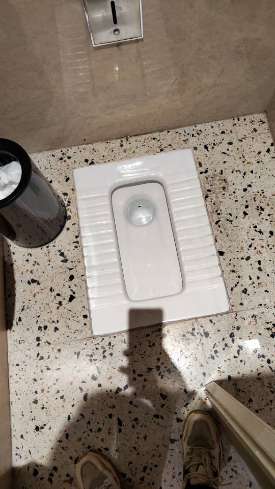 蹲厕取物