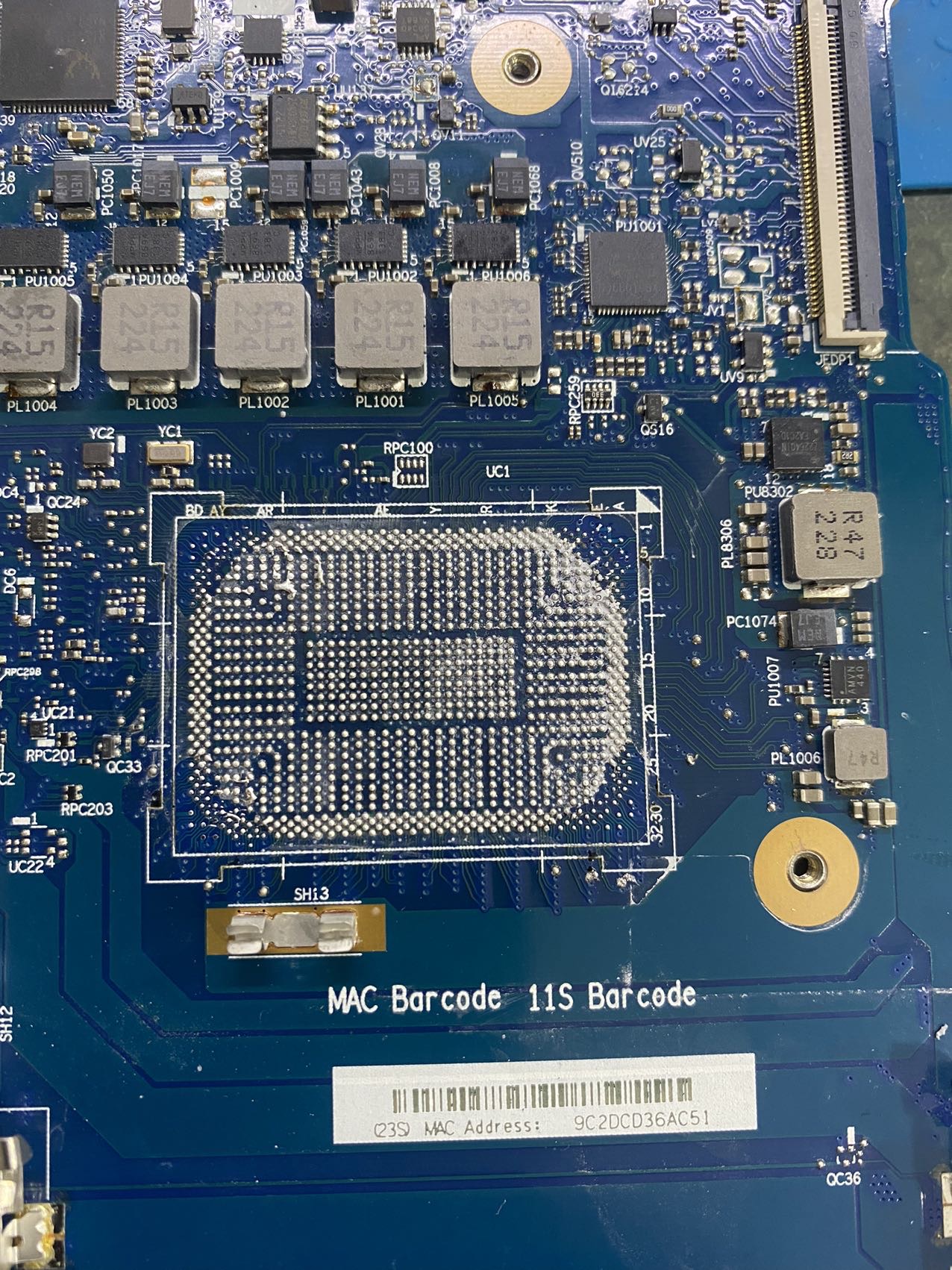 联想人9000系列笔记本更换CPU，从植CPU成功率百分百