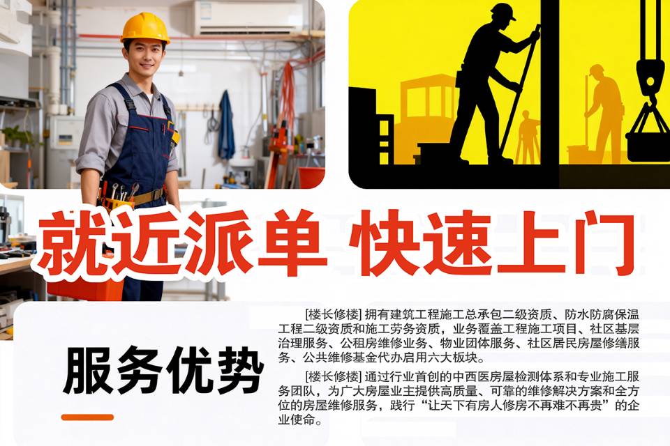 青岛市北房屋防水治理｜老房 / 新房全覆盖 系统化防水