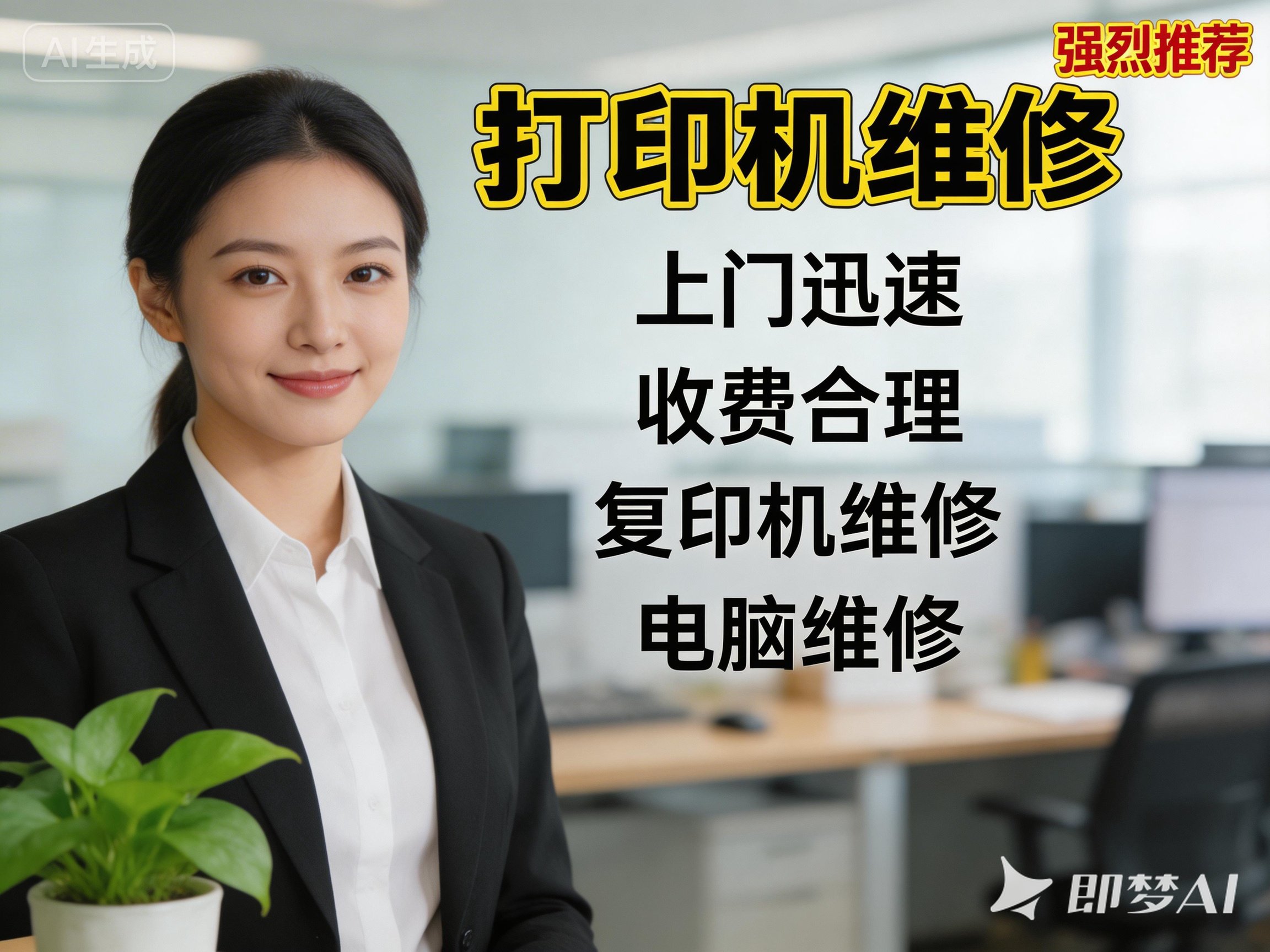 青岛打印机复印机电脑维修保养