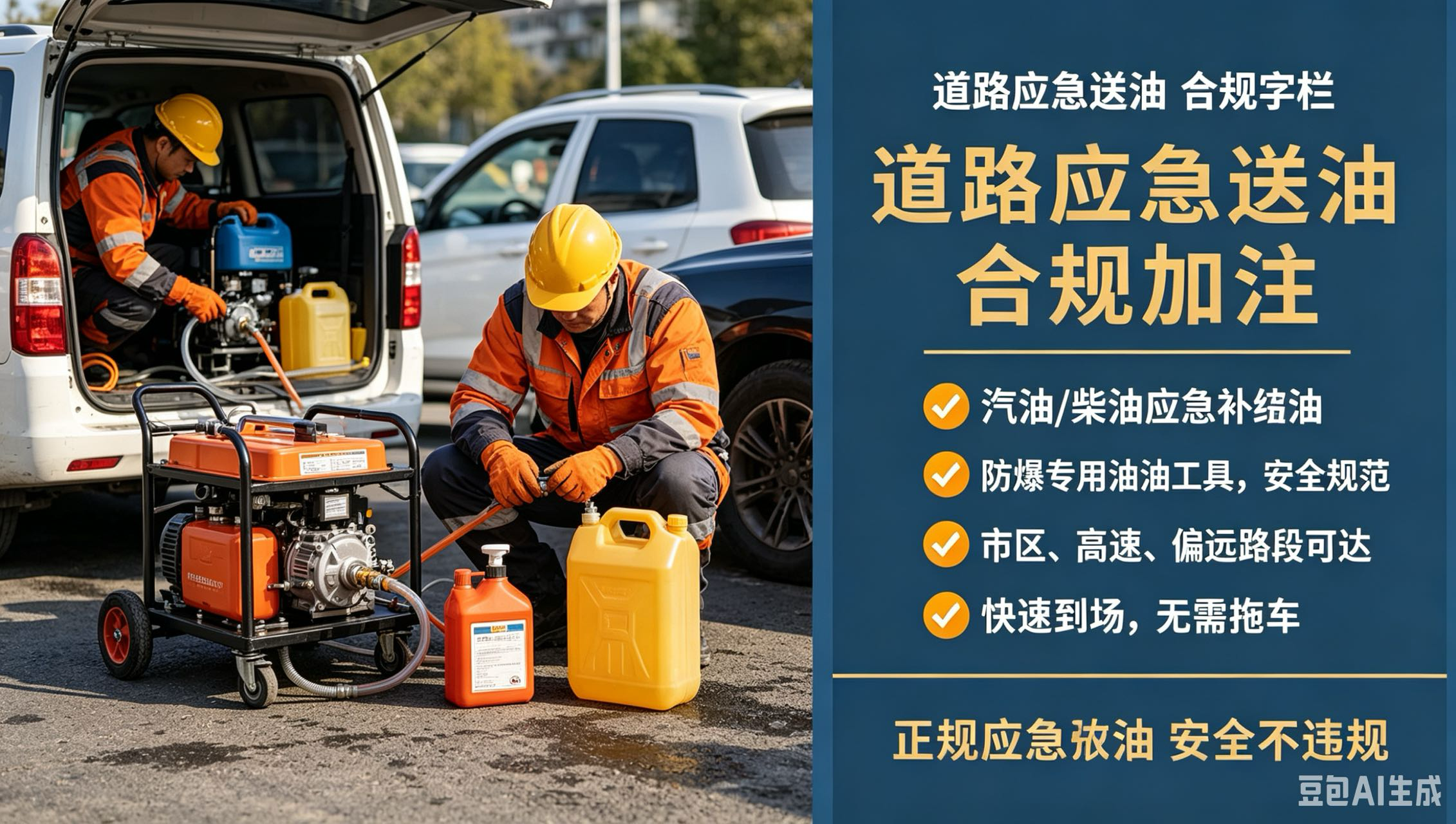 24小时拖车、道路救援服务